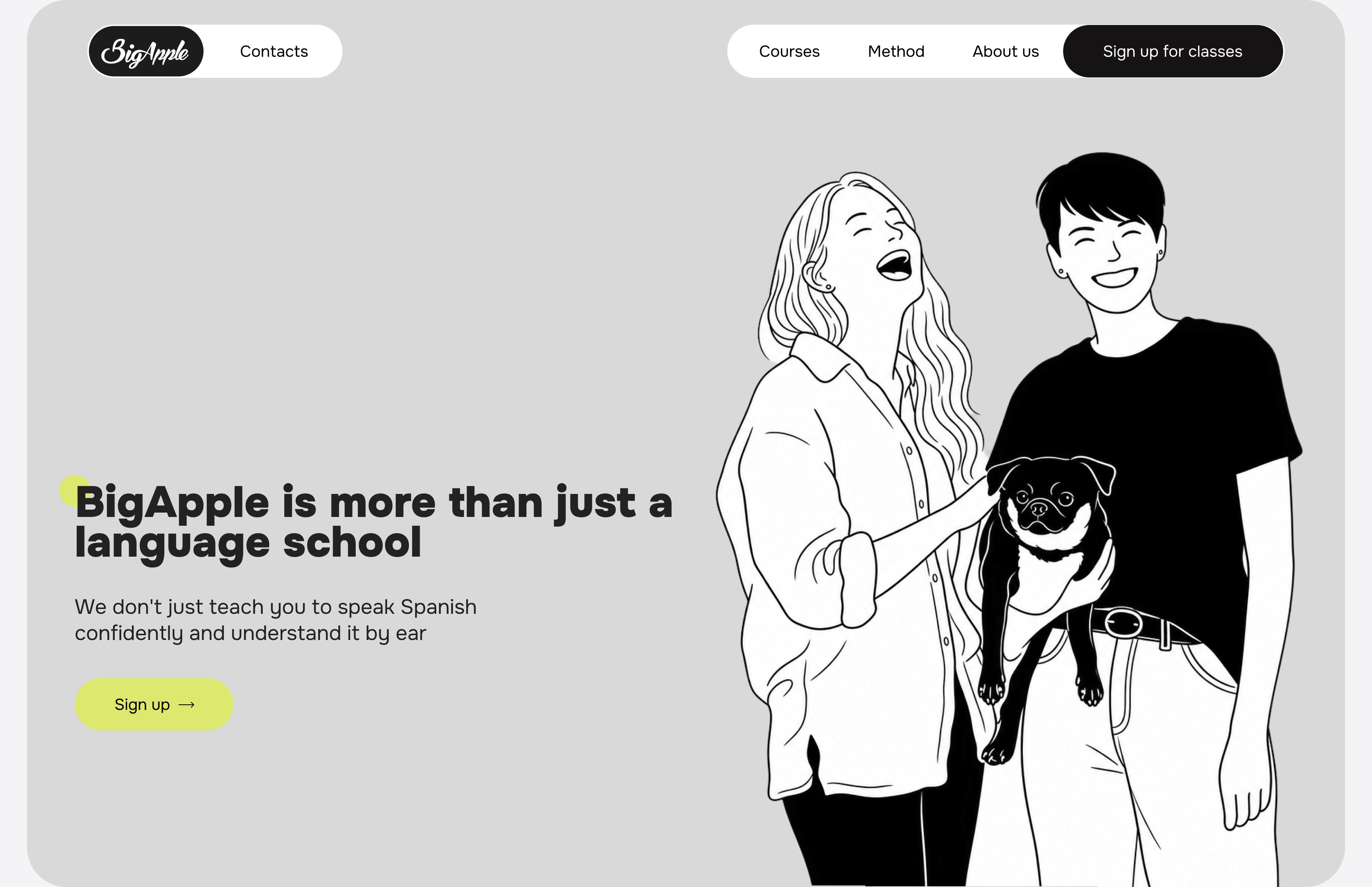 Big Apple homepage